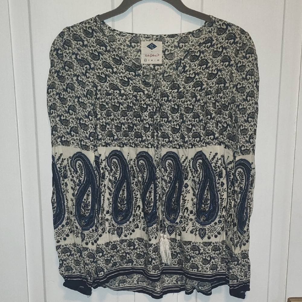 Sadie Robertson Paisley Blouse